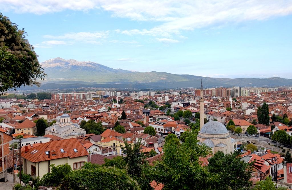 View of the city in Prizren, Kosovo