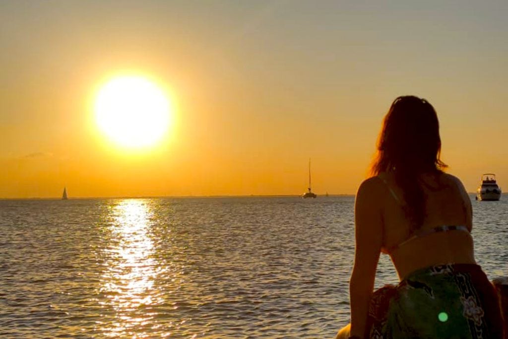 Sunset in Isla Mujeres, Mexico
